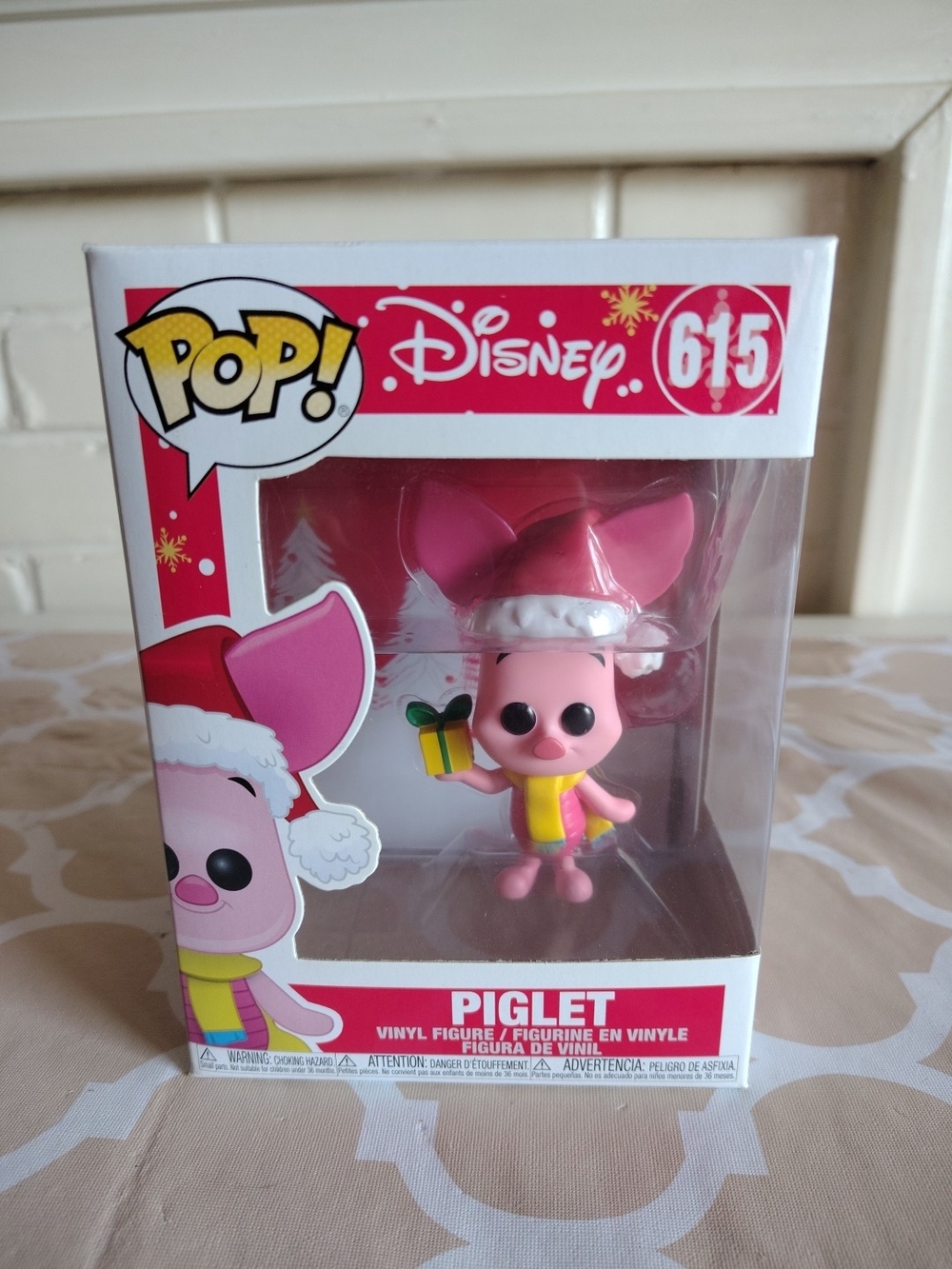 Funko Pop! Disney Piglet #615 Holiday Pink Vinyl Figure